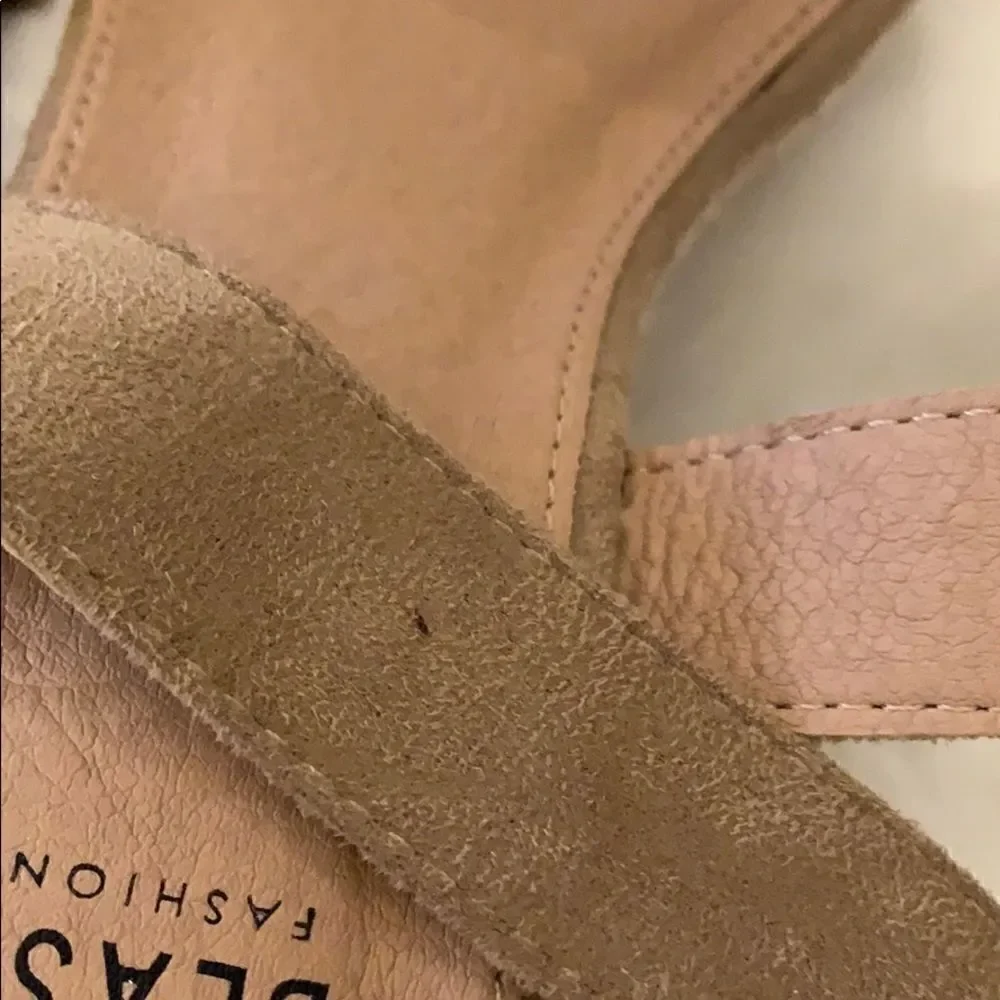 Beast Fashion suede platforms